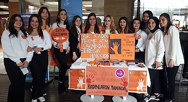 ÇOMÜ Ebelik Bölümü Öğrencilerinden 'Sen de Bize Katıl' Etkinliği