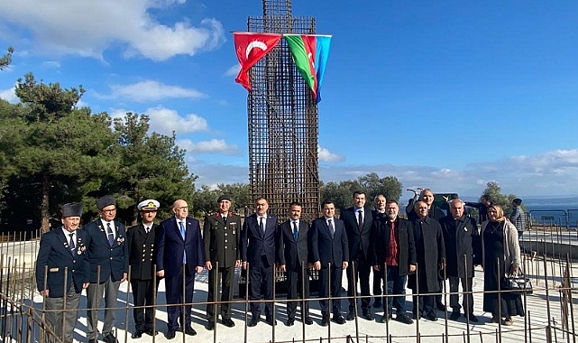 Gelibolu Tarihi Alanda, Azerbaycan Anıtı'nın Temel Atma Töreni Yapıldı