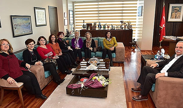 BAŞKAN GÖKHAN KONUKLARINI AĞIRLADI