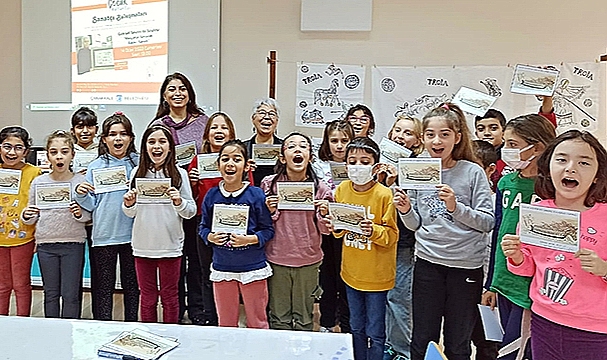 ÇOCUK KÜLTÜR EVİ SANATÇI GÖKSEL SEVİM'İ KONUK ETTİ