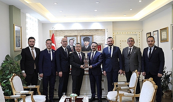 GELİBOLU TİCARET VE SANAYİ ODASI YENİ YÖNETİMİNDEN VALİ AKTAŞ'A ZİYARET