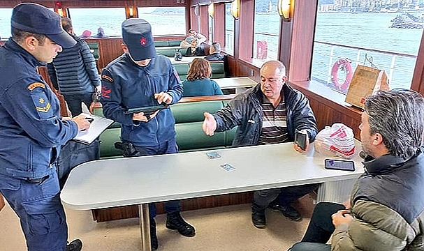 SAHİL GÜVENLİK'TEN DENETİM