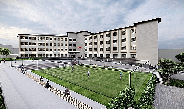 TURAN: ÇAN'DA ANADOLU LİSESİ'NİN İNŞAAT SÜRECİ BAŞLADI