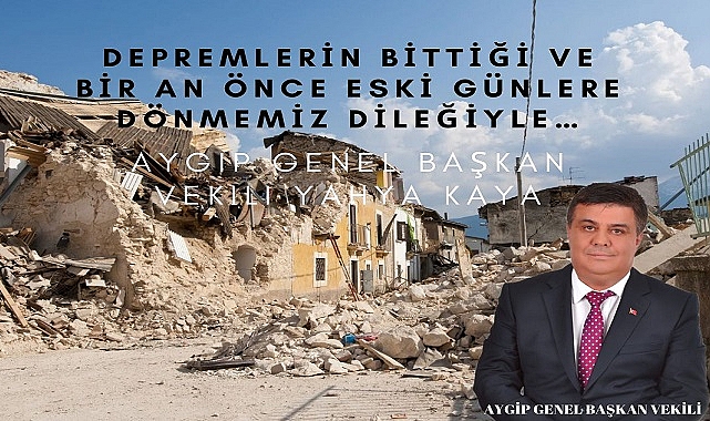 AYDINLIK GELECEĞİN PARTİSİ ENKAZ BÖLGESİNDE İNCELEMEDE