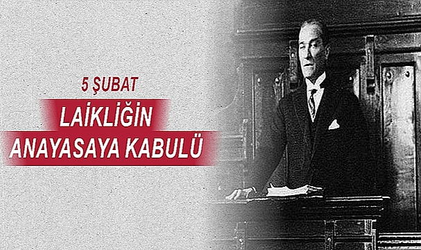 BAŞKAN GÖKHAN'IN LAİKLİK İLKESİNİN ANAYASAYA KABULÜNÜN YILDÖNÜMÜ MESAJI