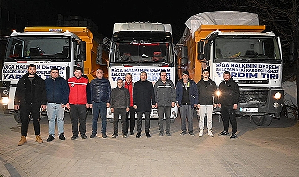 "BİGA'NIN YARDIMLARI ULAŞMAYA DEVAM EDİYOR"