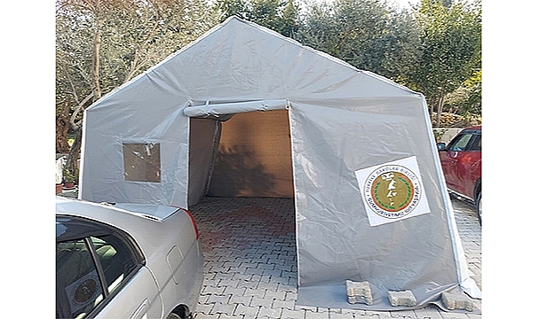 ÇANAKKALE BAROSU DEPREMZEDELERE ÇADIR GÖNDERDİ
