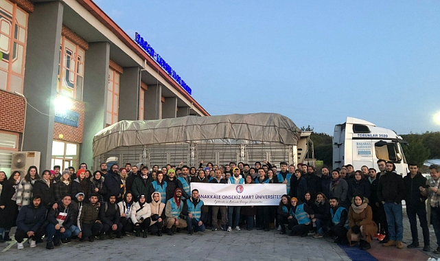 ÇOMÜ Sosyal Sorumluluk Birimi, afet yaralarını sarmaya devam ediyor