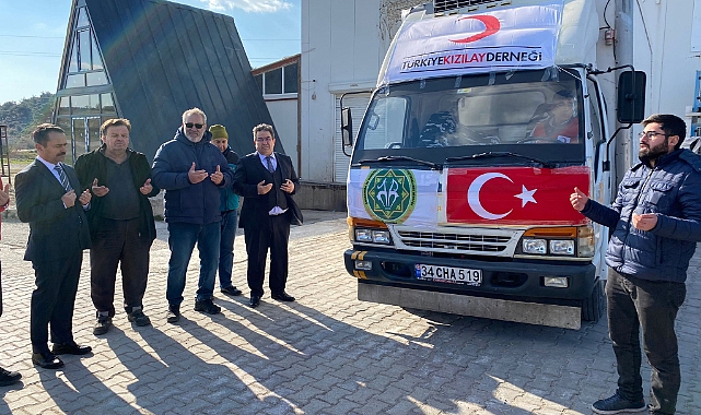 Damızlık Koyun Keçi Yetiştiricileri Birliğinin Deprem Bölgesine Et Sevkiyatı Bugün Gerçekleşti