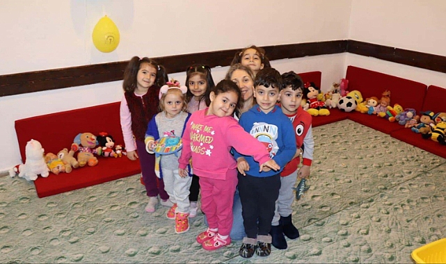 Depremden Etkilenen Çocuklar İçin Oyun Odası Kuruldu