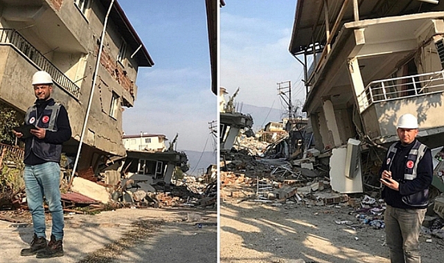 YAPI İŞLERİ VE TEKNİK DAİRE BAŞKANLIĞI, HASAR TESPİT ÇALIŞMALARINA DESTEK VERİYOR