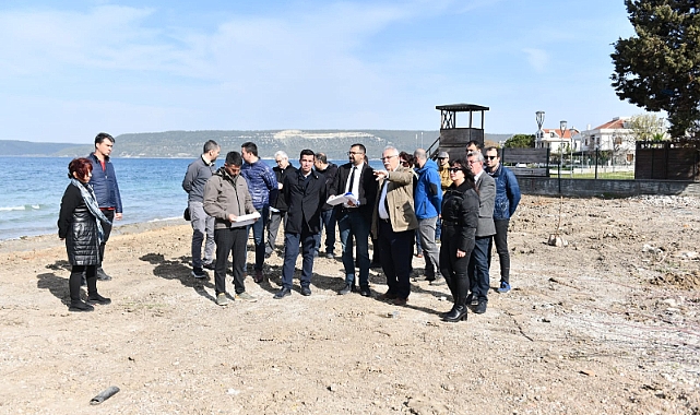 Başkan Gökhan'dan Güzelyalı ve Dardanos'ta Teknik İnceleme