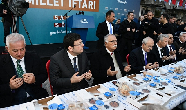 Kılıçdaroğlu Çanakkalelilerle iftarda buluştu