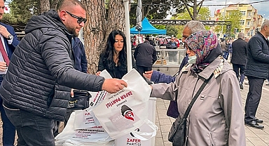  ZAFER PARTİSİ'NDEN PAZAR ALANINA ÇIKARMA