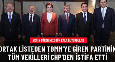  Gelecek Partili 10 milletvekili CHP'den istifa etti