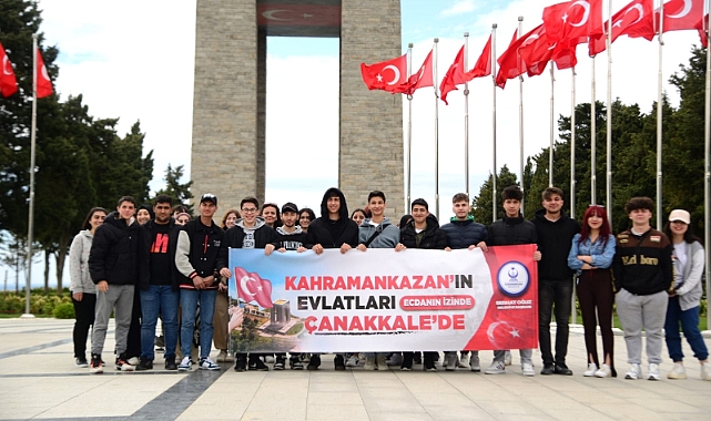 Kahramankazanlı öğrenciler Çanakkale’de