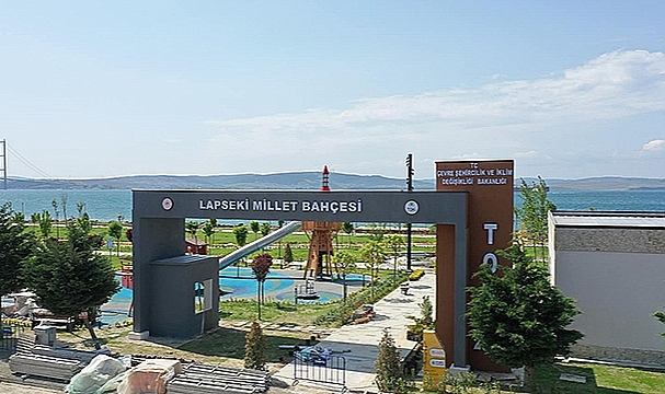 ''MİLLET BAHÇESİ ÇALIŞMALARININ SONUNA GELDİK''