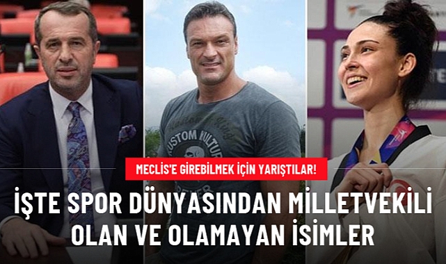Spor Dünyasından Milletvekili Olan ve Olamayan İsimler
