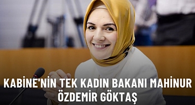 Kabine'nin tek kadın bakanı Mahinur Özdemir Göktaş oldu
