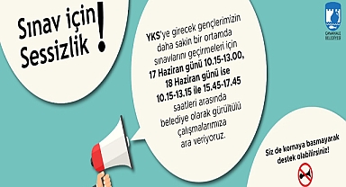 Sınav İçin Sessizlik…