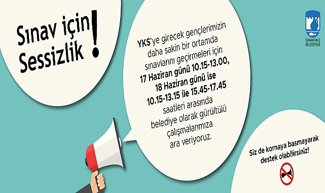 Sınav İçin Sessizlik…