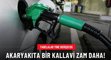 Benzine bir kallavi zam daha geliyor