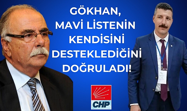 Gökhan, Kızoğlu ve Mavi Listenin kendisini desteklediğini doğruladı