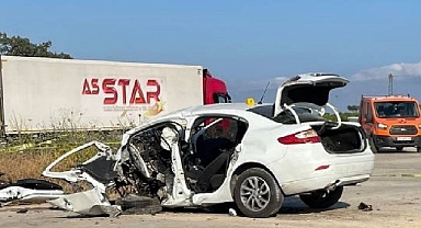 Kazada Pert olan araçtan uyuşturucu çıktı