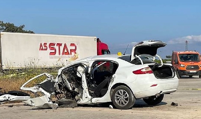 Kazada Pert olan araçtan uyuşturucu çıktı