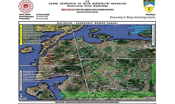 ORMAN YANGINLARINA DİKKAT!