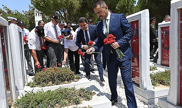 ŞEHİTLER ABİDESİ'NDE 15 TEMMUZ ANMA TÖRENİ DÜZENLENDİ