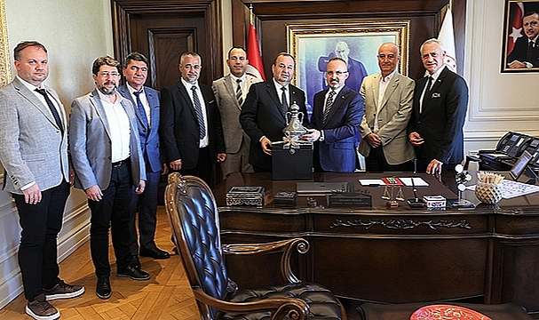 BİGA TSO'DAN BÜLENT TURAN'A ZİYARET