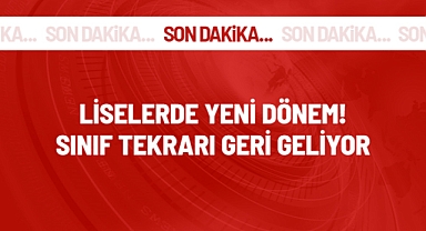 Liselerde Yeni dönemde sınıfta kalma geri geliyor