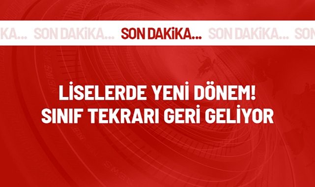 Liselerde Yeni dönemde sınıfta kalma geri geliyor