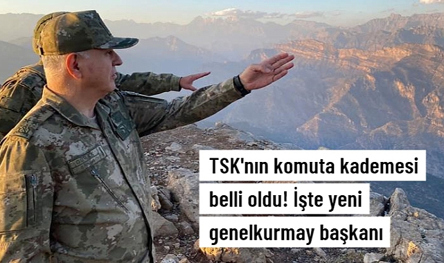TSK'nın yeni komuta kademesi belli oldu! Genelkurmay Başkanı Orgeneral Metin Gürak