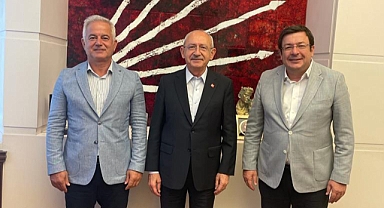 CHP’li Erkek ve CHP’li Güneşhan Kılıçdaroğlu ile bir araya geldi
