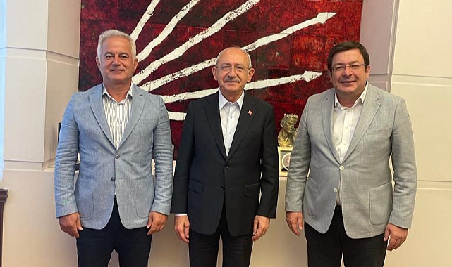 CHP’li Erkek ve CHP’li Güneşhan Kılıçdaroğlu ile bir araya geldi
