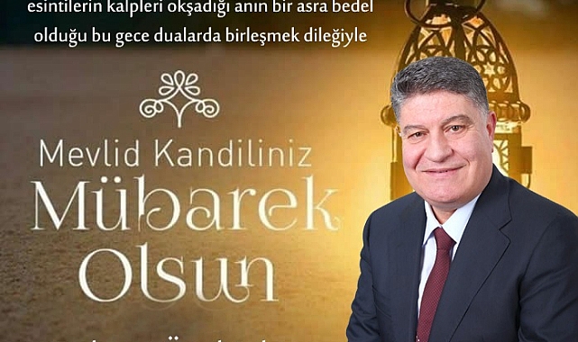 Şahin'in Mevlit Kandili Mesajı