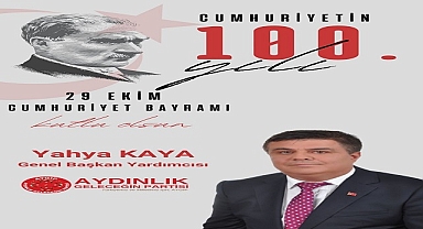 AYGİP' li Yahya Kaya ''Türk milleti gücünü tarihten ve Cumhuriyetten alıyor''.