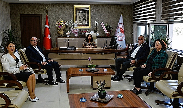BAŞKANLARDAN MÜDÜR TÜRKARSLAN'A ZİYARET