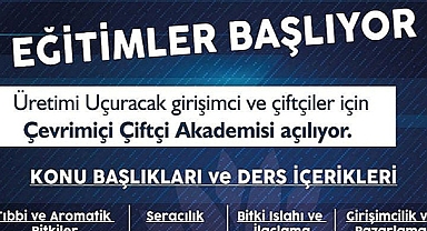 ÇİFTÇİ AKADEMİSİ'NE SAYILI GÜNLER KALDI