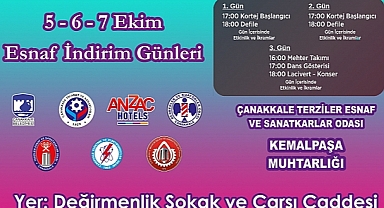 ESNAF İNDİRİM GÜNLERİ BAŞLIYOR