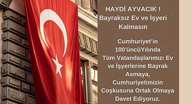 Haydi Ayvacık “Bayraksız ev ve işyeri kalmasın”