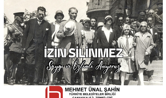 M. Ünal Şahin'in10 Kasım Atatürk'ü Anma Günü Meajı