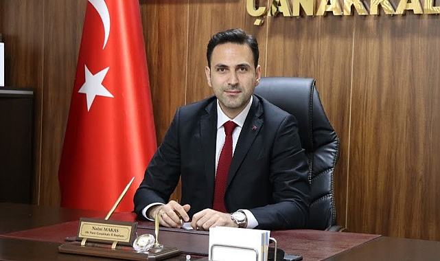 AK Parti Çanakkale İl Başkanı Naim Makas’ın yeni yıl mesajı…