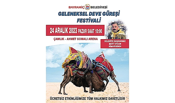 BAYRAMİÇ, DEVE GÜREŞLERİNE HAZIR
