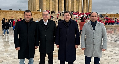 CHP'li Erkek 'ten ilk ziyaret Anıtkabir'e