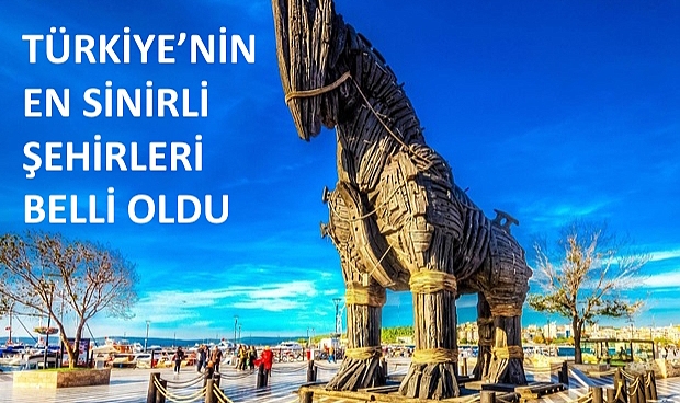Çanakkale  En Sinirli Üçüncü İl
