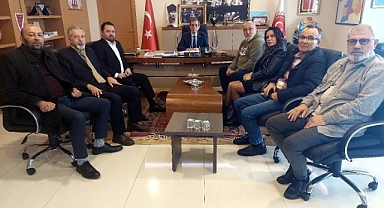 Çanakkale İnternet ve Sosyal Medya Basın Mensupları Derneği, İl Genel Meclis Başkanı Nejat Önder'i Ziyaret Etti