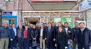  CHP'Lİ ERKEK'TEN SENDİKALARA ZİYARET